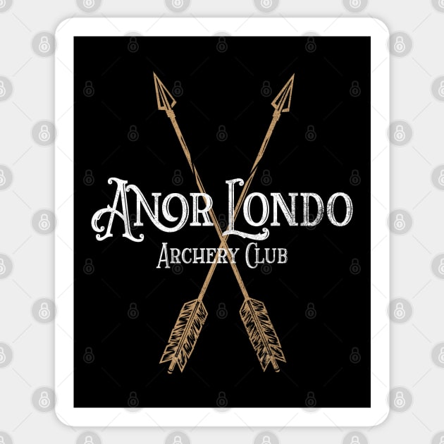 Anor Londo archery Sticker by Hataka